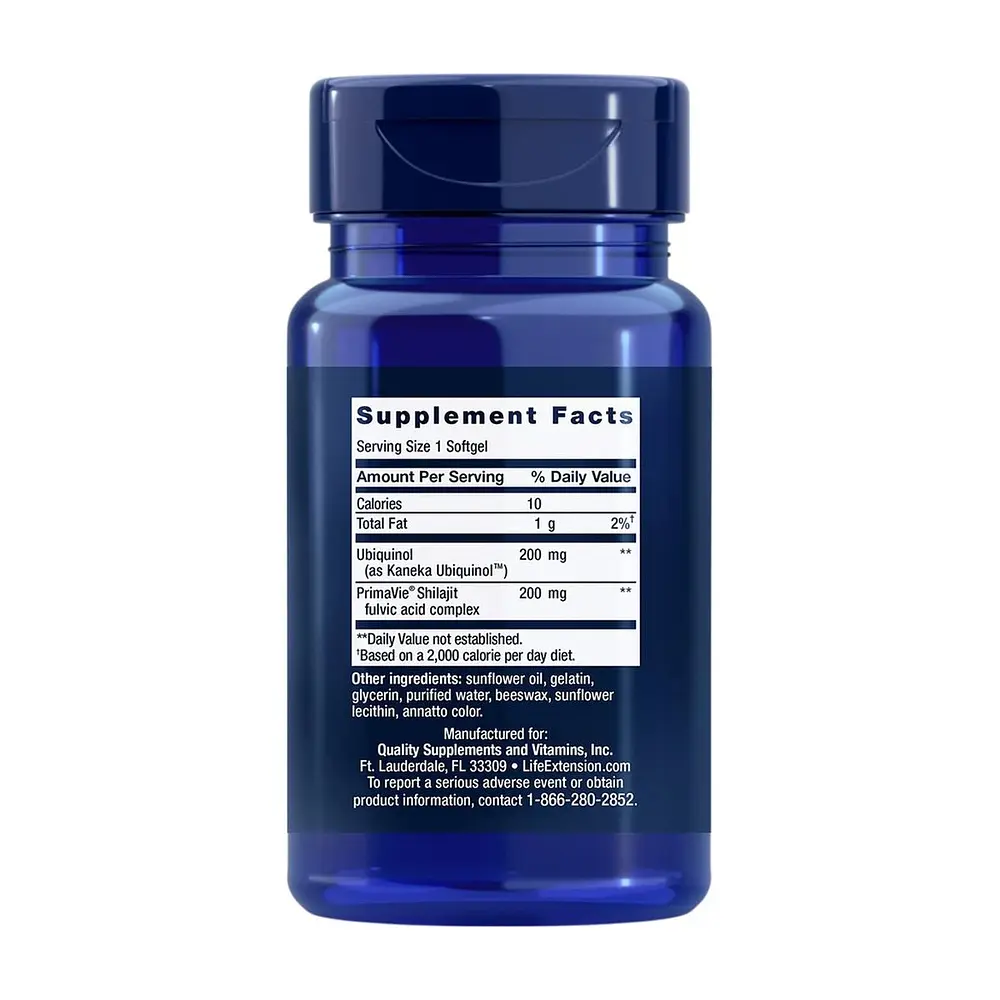 Натуральна добавка Life Extension Super Ubiquinol CoQ10 200 mg, 30 капсул - фото 2