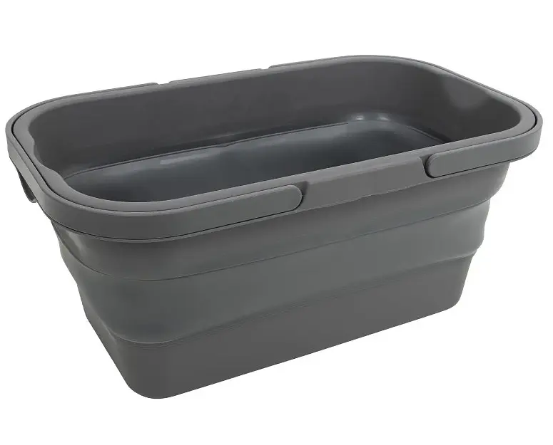 Корзина складная Bo-Camp Foldable Box With table Top 17L Grey (6303695) (DAS302125) - фото 3