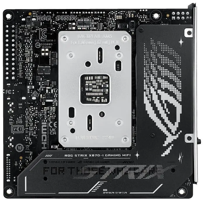 Материнська плата ASUS ROG STRIX X870-I GAMING WIFI (ROG STRIX X870-I GAMING WIFI) (Socket AM5, AMD X870, Mini-ITX) - фото 2