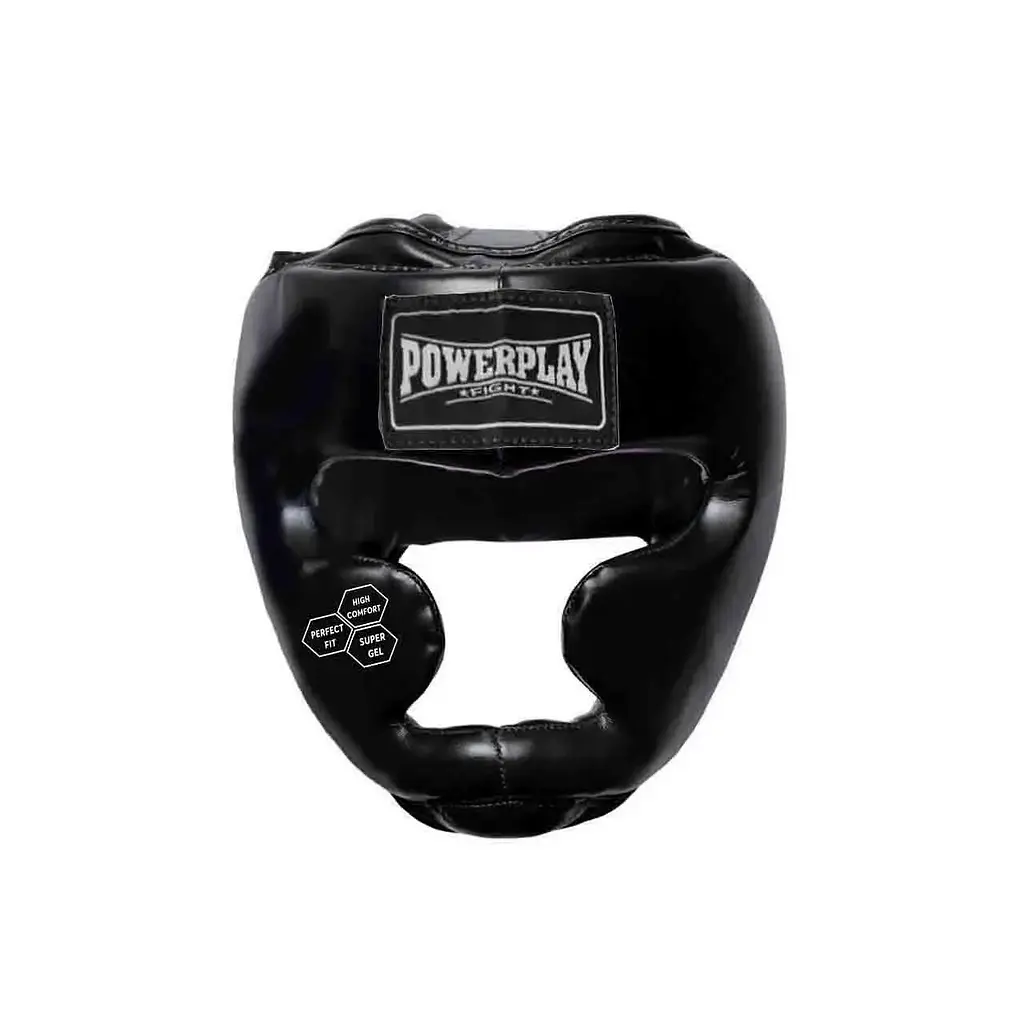Боксерський тренувальний шолом Power Play 3043, чорний - XS тренувальний - фото 8