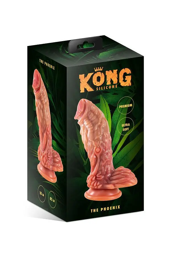 Фалоімітатор Kong Silicone The Phoenix, 18 см - фото 5