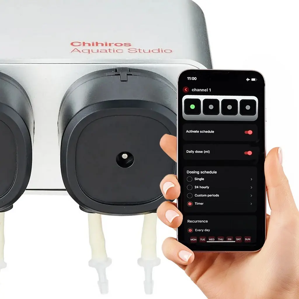 Дозатор добрив двоканальний Chihiros Dosing Pump Mate для акваріума з керуванням через додаток - фото 3