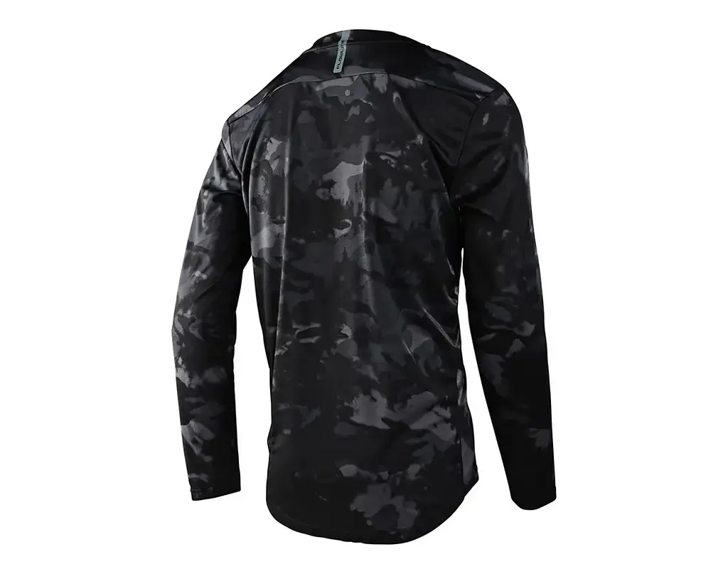 Велоджерсі Troy Lee Designs Flowline LS Jersey Covert Black S (1106-346608002) - фото 2