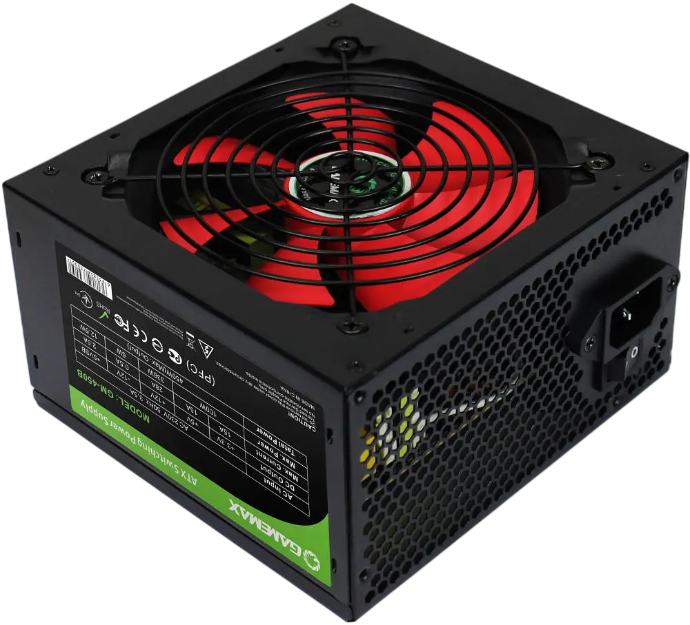 Блок живлення GameMax GM-450B 450W (GM-450B) Б/В - фото 2