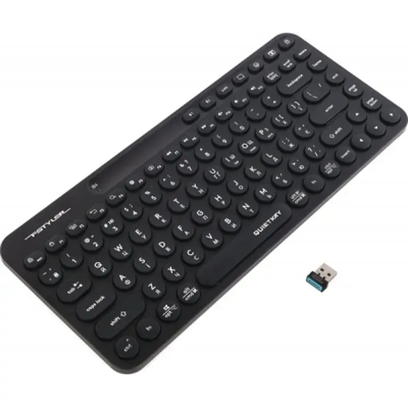 Клавіатура A4Tech FBK36C Wireless/Bluetooth Black (4711421000222) - фото 4