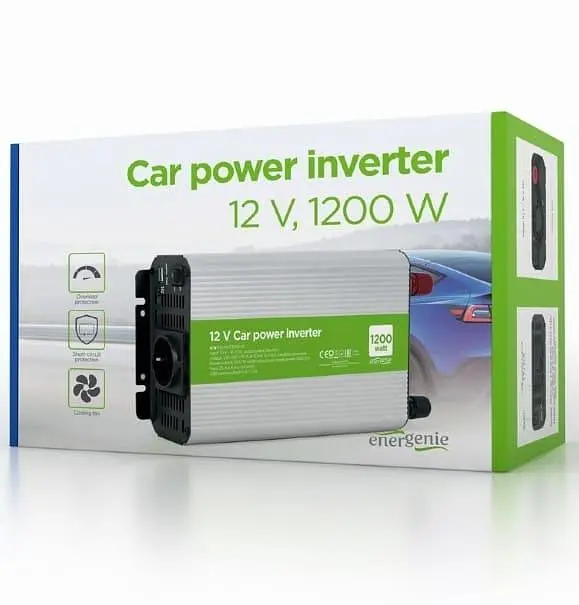 Инвертор EnerGenie EG-PWC1200-01, на 1200 Вт (EG-PWC1200-01) - фото 4