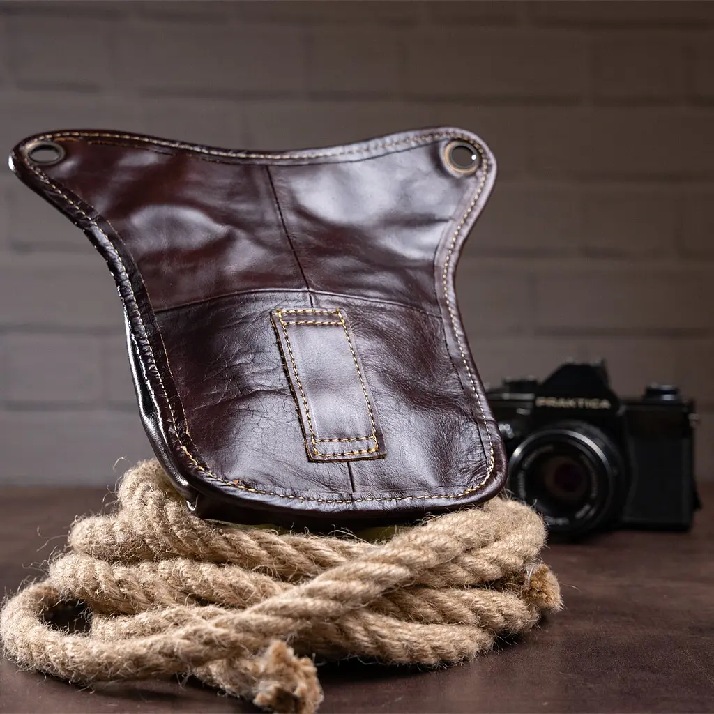 Сумка кожаная мужская Vintage 16х22х3,5 см sum0012284 - фото 8