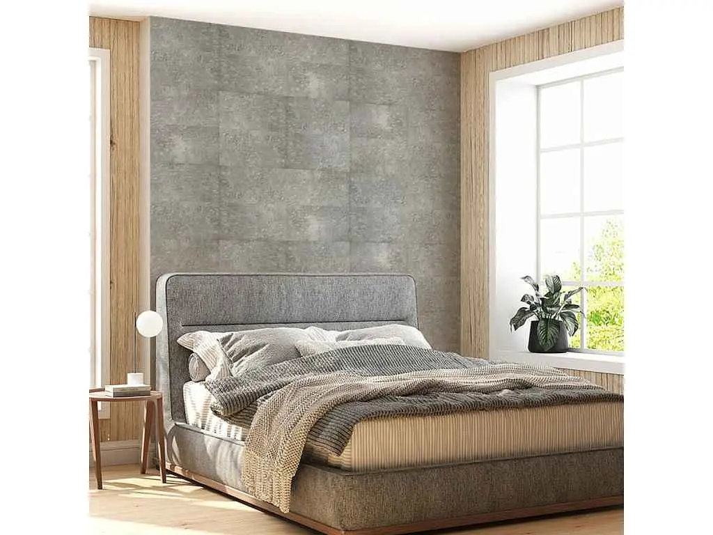 Самоклеюча вінілова плитка STICKER WALL 600*300*1,5мм Сріблястий мармур СВП-103 Глянець SW-00000290 - фото 6