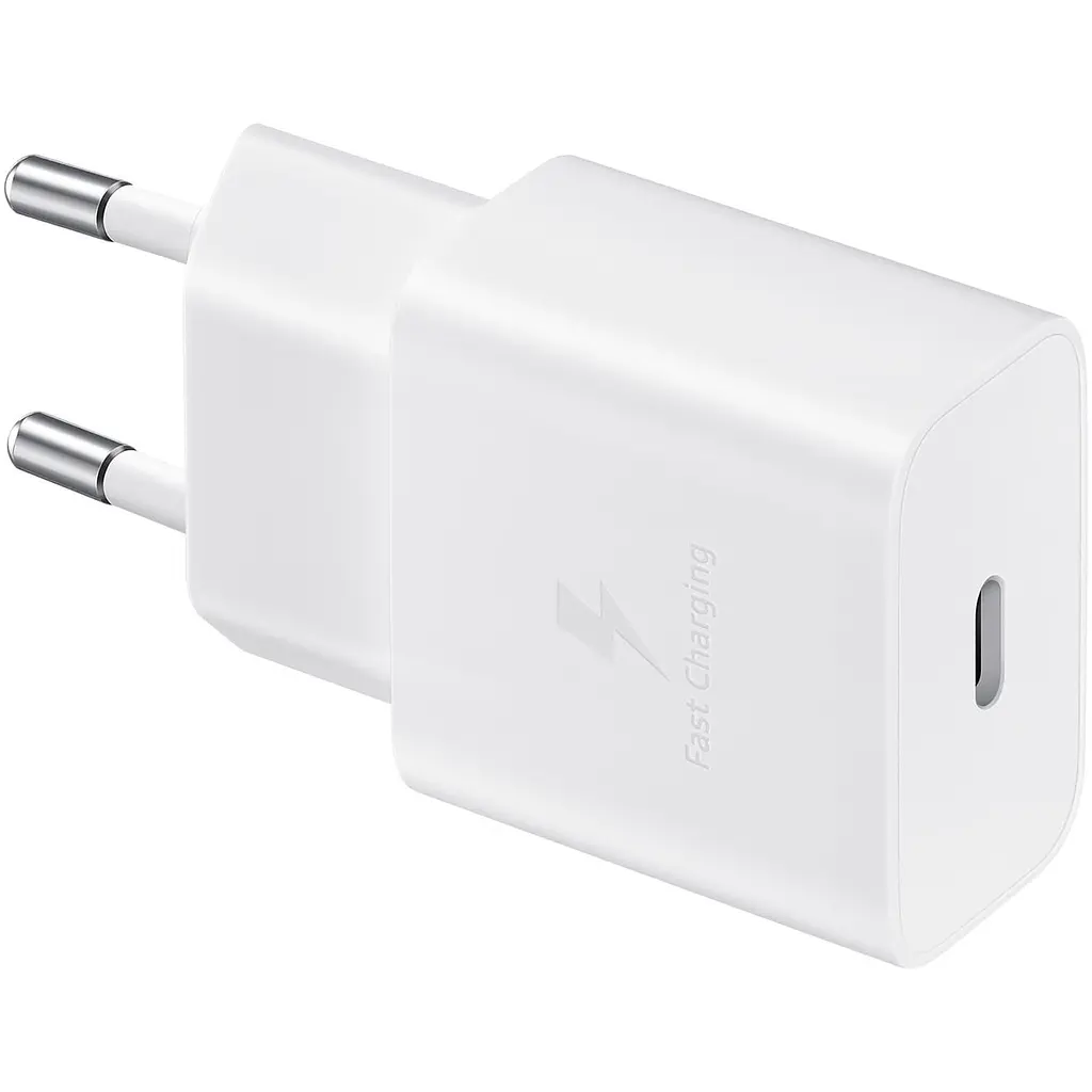 Зарядний пристрій Samsung 15Вт USB-С, кабель USB-C USB-C, 1м, білий (EP-T1510XWEGEU) - фото 3