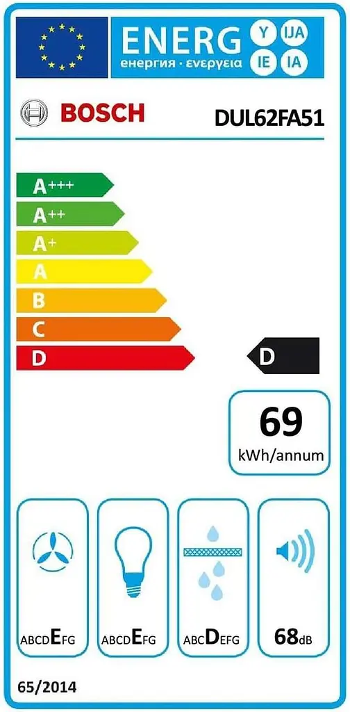 Витяжка Bosch DUL62FA51 Series 2 Undermount Hood, 60 см - фото 3