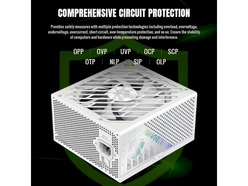 Блок живлення Gamemax GX Pro 1250G White - фото 7