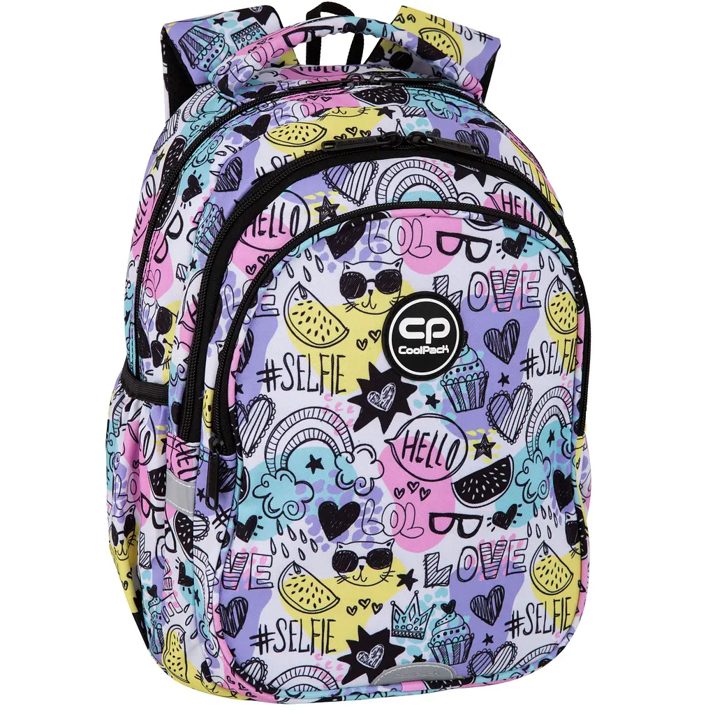 Рюкзак CoolPack Jerry Mood 19 л + Сумка для взуття CoolPack Vert Mood + Пенал на блискавці CoolPack Campus Mood з органайзером для ручок 23x9x5 см - фото 2