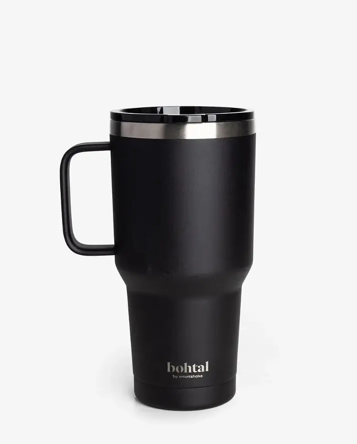 Термостакан SmartShake Bohtal з ручкою з нержавіючої сталі Tumbler Black 900 мл (11281601) - фото 2