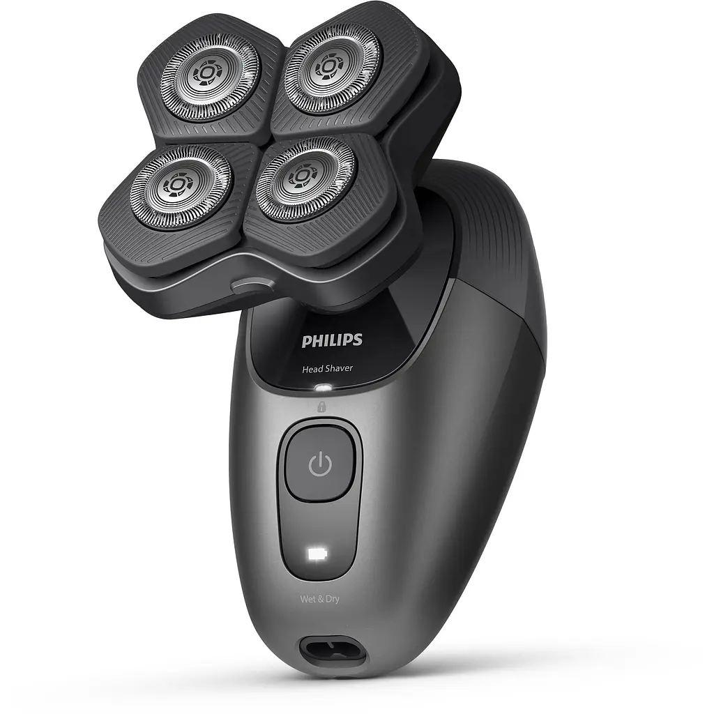 Бритва електрична для голови  Philips Pro Series 7000 роторна чорна (HS7980/15) - фото 2