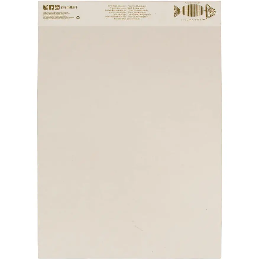 Склейка для спиртовых чернил SM-LT Art Pro Create А4 155 г/м² 10 листов черный   - фото 2