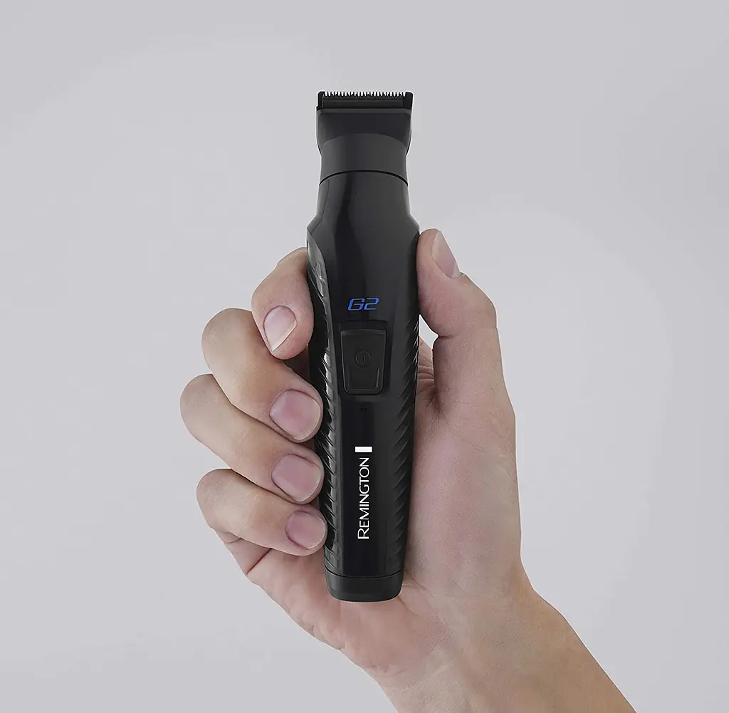 Набір для стрижки Remington G2 Graphite, для голови, вусів, бороди, носа і тіла, акум., насадок-5, чорний - фото 2