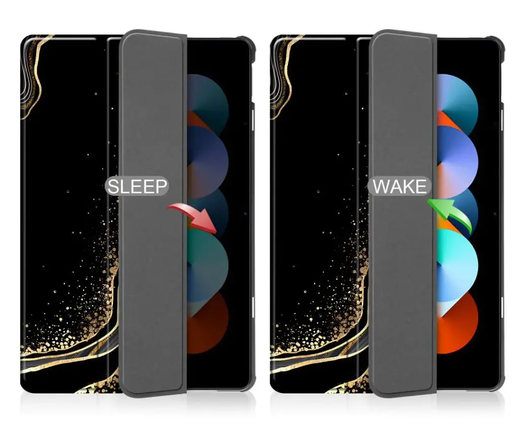 Чохол до планшета BeCover Smart Case Apple iPad Air 11" M4 2026 Black Abstraction (715204) - фото 3