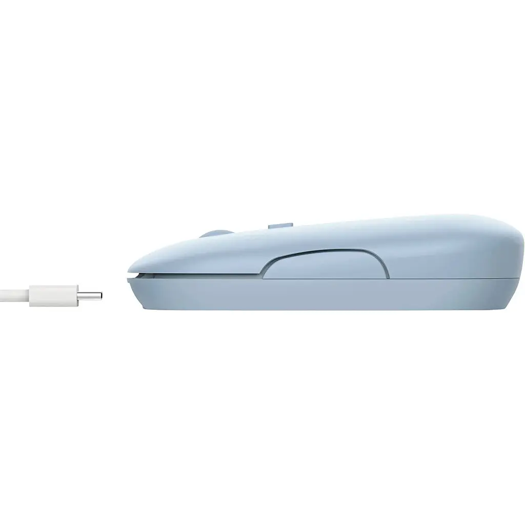 Мышка Trust Puck Wireless/Bluetooth Silent Blue (24126) - фото 5