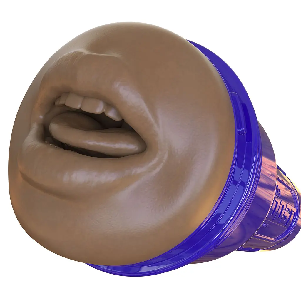 Мастурбатор-ротик Fleshlight Boost Blow Medium Dark Flesh, плаваючі кільця Turbo Tech - фото 3