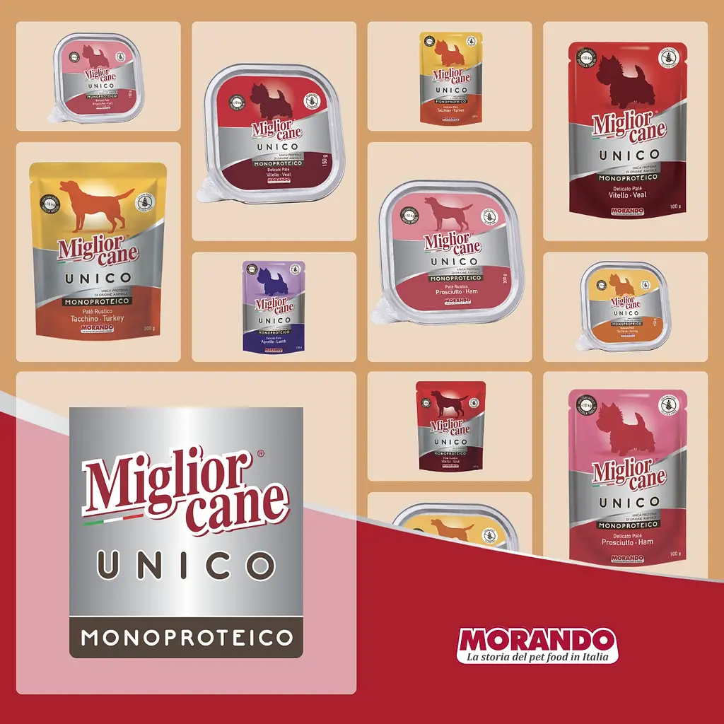 Влажный корм для собак Morando Migliorcane Unico паштет с прошутой 300 г - фото 5