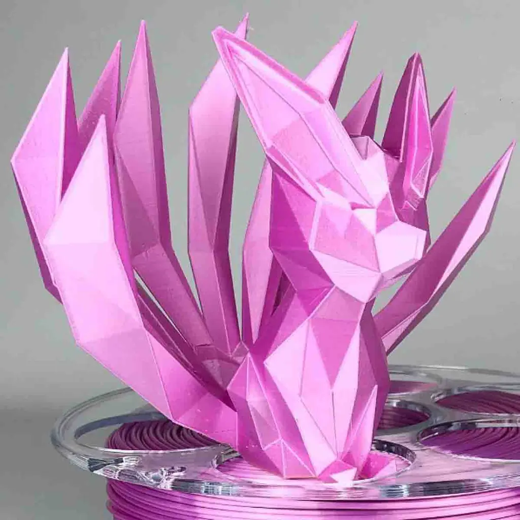 Пластик для 3D-принтера AzureFilm PLA SILK 1,75mm 1kg Princes Gleam/Pink (FL171-4010) - фото 3