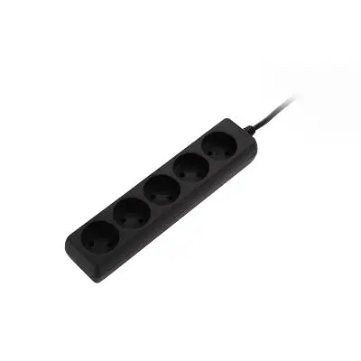 Сетевой удлинитель 2E 5XCEE7/17, 1.5м, black (2E-U0510M1.5BK) - фото 3