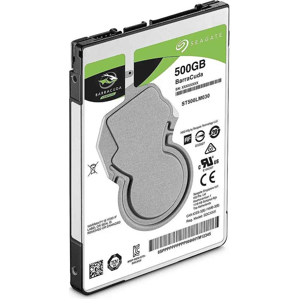 Жорсткий диск Seagate BarraCuda 2.5" 500GB 5400rpm 128MB SATAIII (ST500LM030) - фото 2
