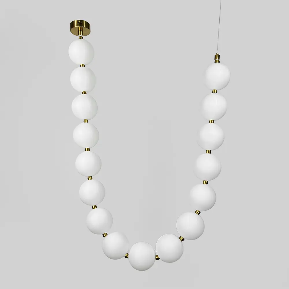 Люстра из серии Perla на 16 шариков Ø 15 см 280 см 3 световых режима | Line F | Ст. MBJ11-2487 - фото 2
