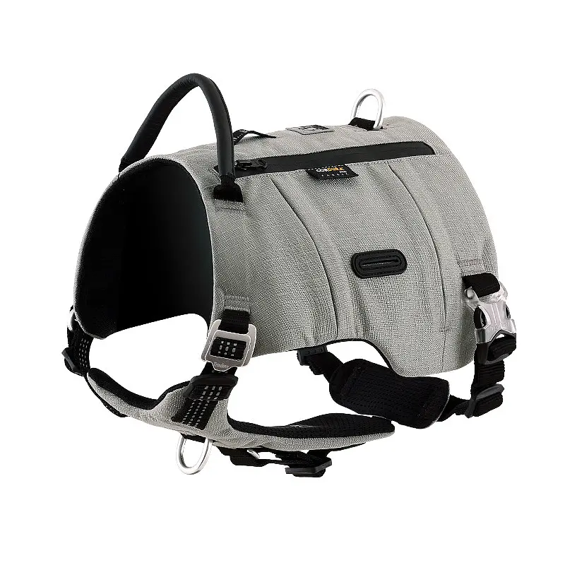 Шлейка для собак Truelove TLB2251 світловідбивна, з водонепроникної тканини Cordura, регульована Сірий, M