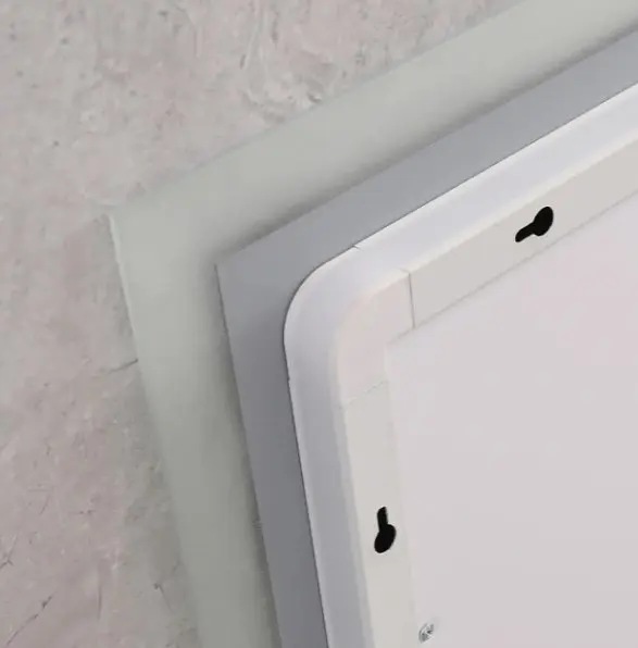 Дзеркало Mixxus FLAT MR04-80x60 з LED Touch, Anti-fog, димером, регулюванням яскравості, годинником (MI6928) - фото 4