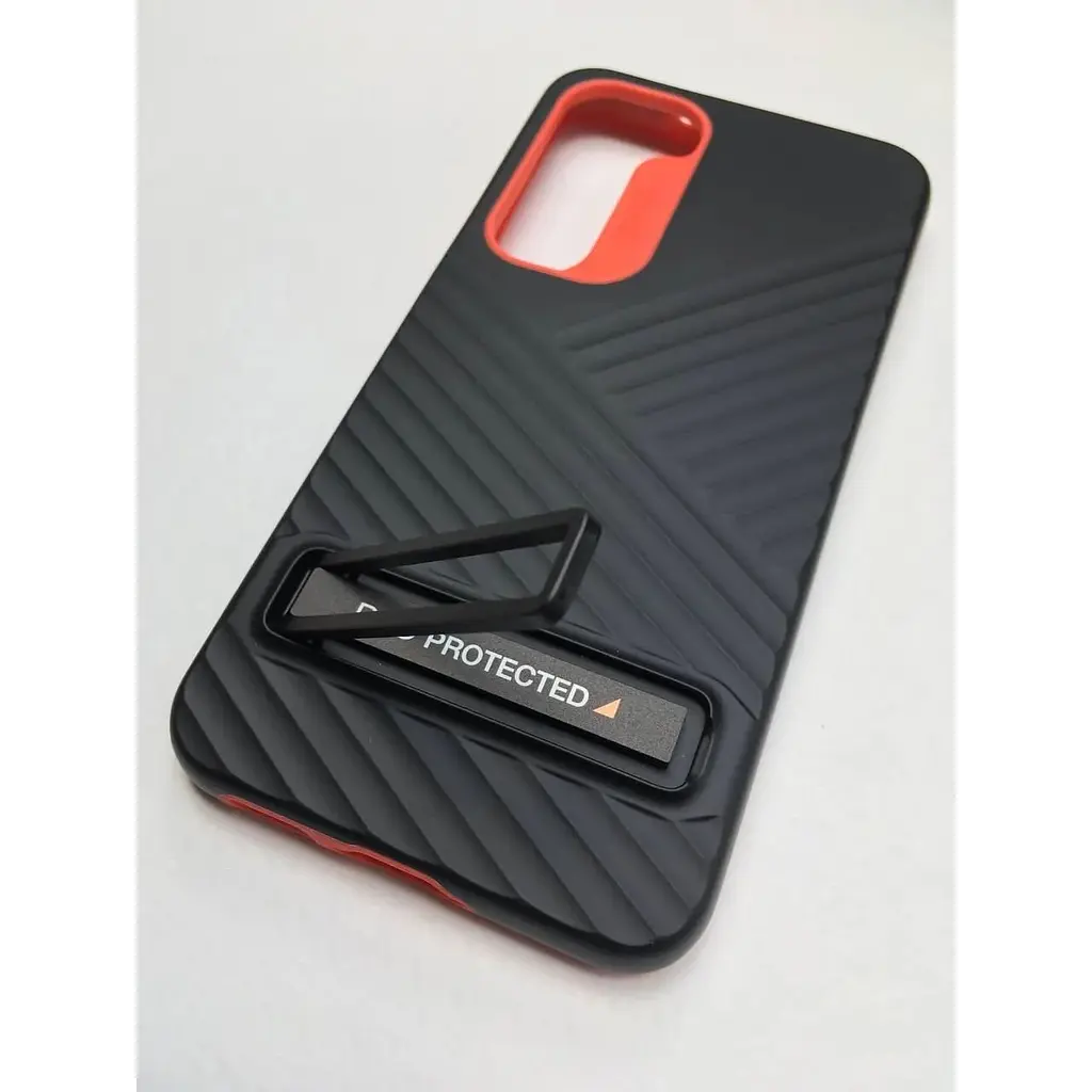 Противоударный чехол Gear4 Battersea D3O для Samsung Galaxy S23 (6.1") Black Orange (702010952) - фото 8