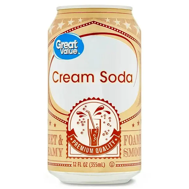 Газований напій Great Value Cream Soda 355 мл