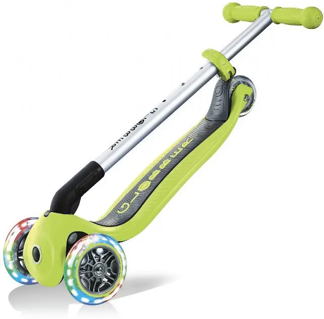 Самокат Globber Primo Foldable Lights LED зелений (432-106-2) - фото 8