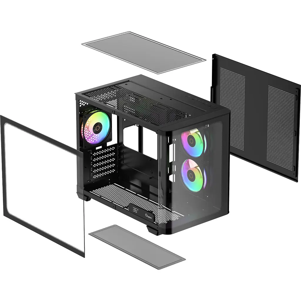 Корпус Ocypus Iota C50 Curve ARGB Black (Iota-C50-BKD300CD-GL) [165774] - фото 8