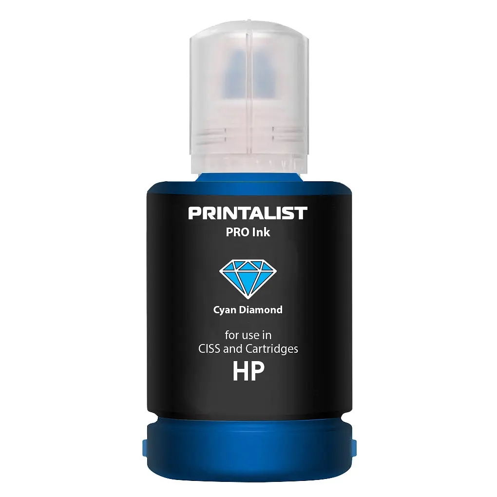 Чорнило PRINTALIST для HP 140г Cyan водорозчинне (PL-INK-HP-C) - фото 5