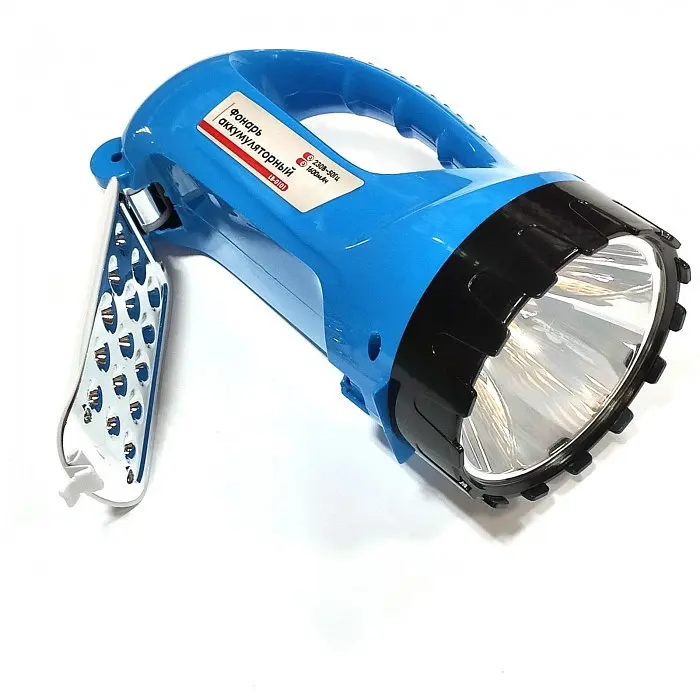 Ліхтар акумуляторний Intertool 1 LED 5W+15 SMD LB-0101 Синій - фото 7