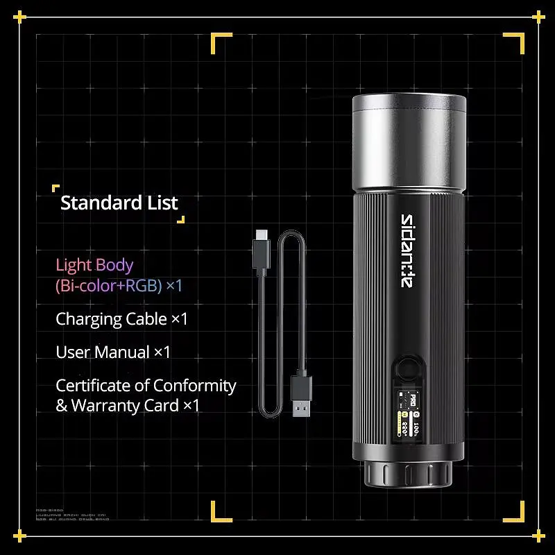 Ліхтар проєкційний SIDANDE Pro L8ES 12W [168616] - фото 4