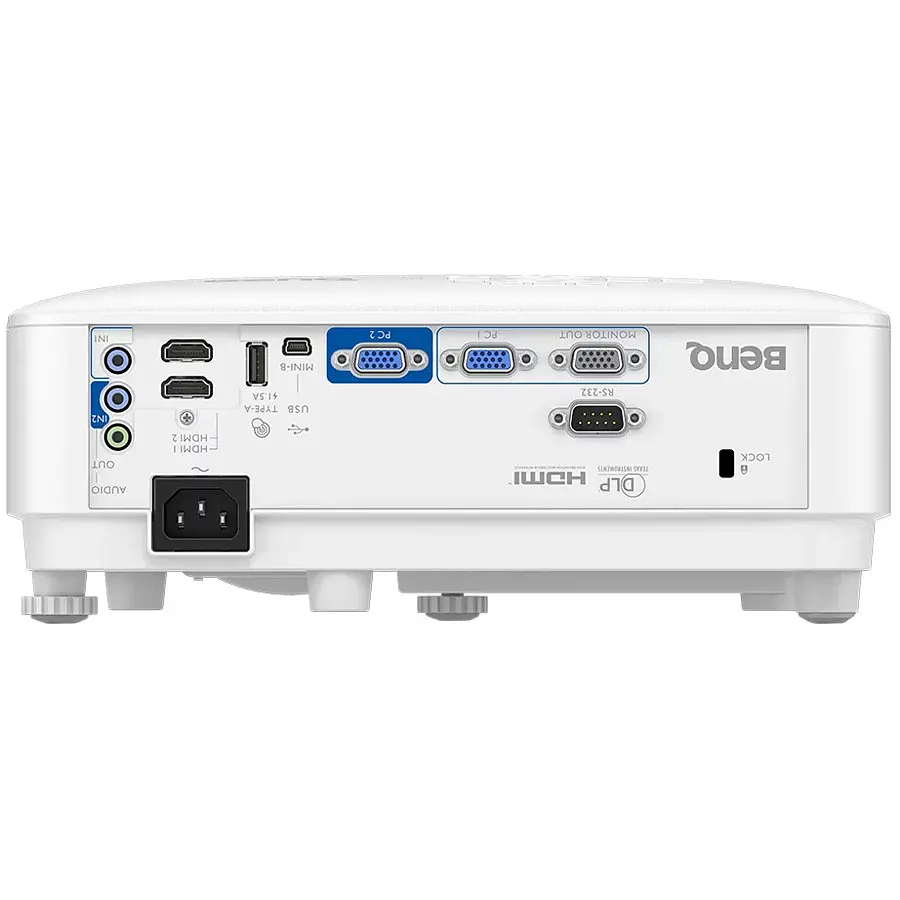 Проектор BENQ MX808STH, короткофокусний, DLP, XGA, 3600AL, 20000:1, D-sub, HDMI, білий - фото 6