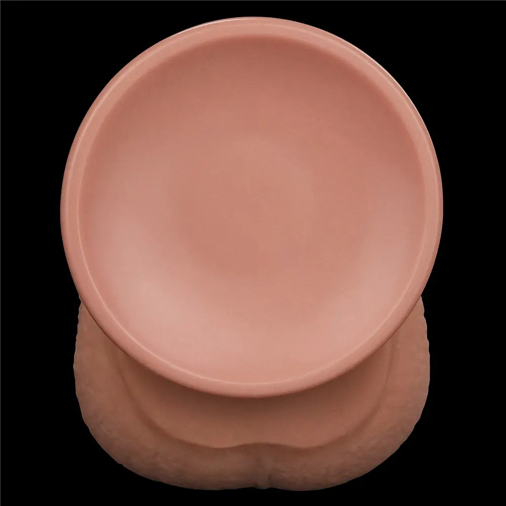 Фалоімітатор LoveToy Sliding-Skin Dual Layer Dong King Sized 34 см тілесний - фото 7