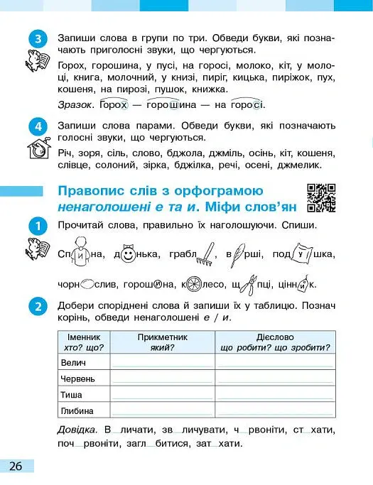 Українська мова та читання. 4 клас. Робочий зошит (у 2-х частинах). Частина 1 - Інна Большакова - фото 8
