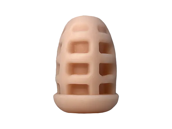 Міні-мастурбатор Alive Vaginal Experience, 8.5х5 см (червоний) - фото 3