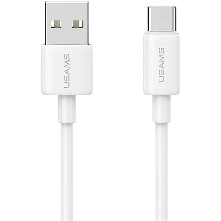 Кабель Usams US-SJ688 USB-A to Type-C 3A KY Series 1м White (6958444909219)
