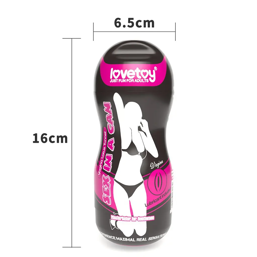 Мастурбатор Lovetoy Sex In A Can Vagina Lotus Tunnel тілесний - фото 2