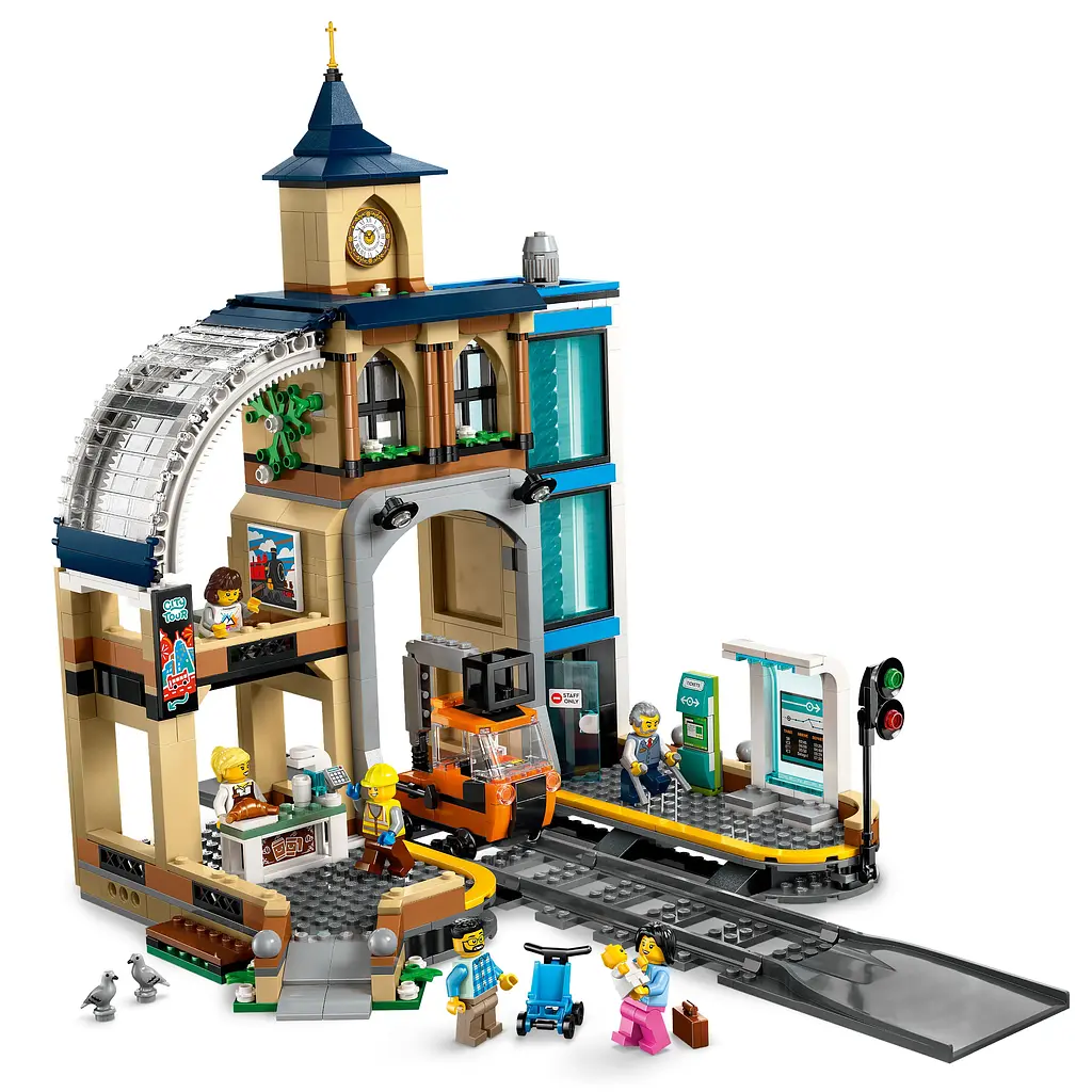 Конструктор LEGO City Центральний залізничний вокзал 752 деталі (60469) - фото 6