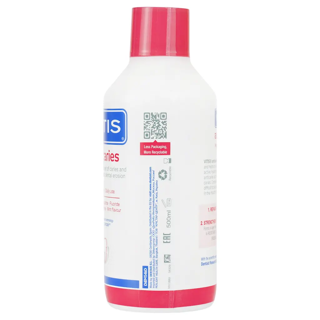 Ополіскувач Vitis Anticaries Mouthwash 500 мл - фото 2