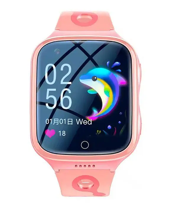Розумний дитячий годинник-телефон Lemfo K11H з GPS трекером, SIM-картою, Wi-Fi, HD камерою, прослуховуванням та акумулятором 1000 мАг Рожевий - фото 2