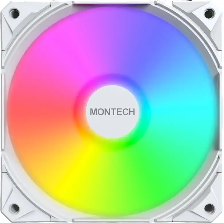 Вентилятор Montech E28 ARGB 3 in 1 White - фото 2