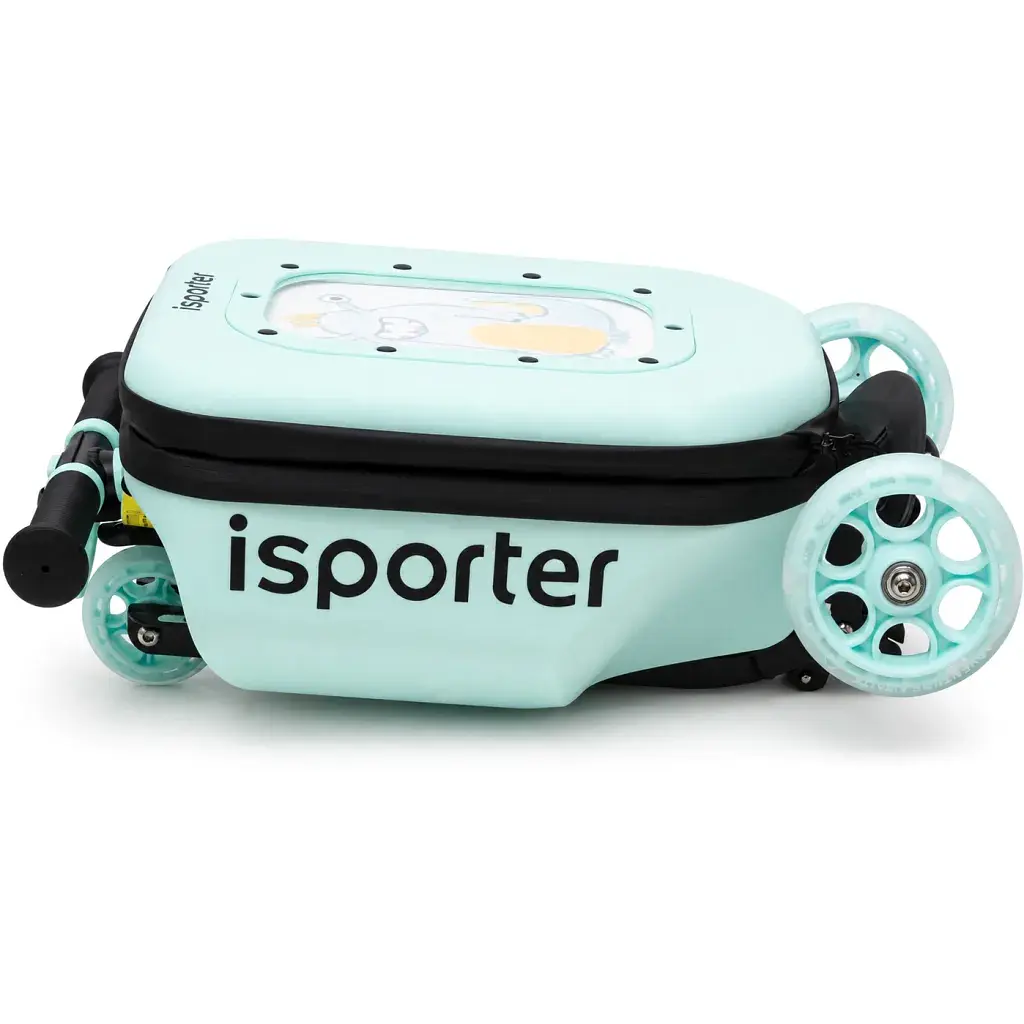 Самокат iSporter Travel 2в1 з валізою м'ятний (K3_Mint) - фото 11