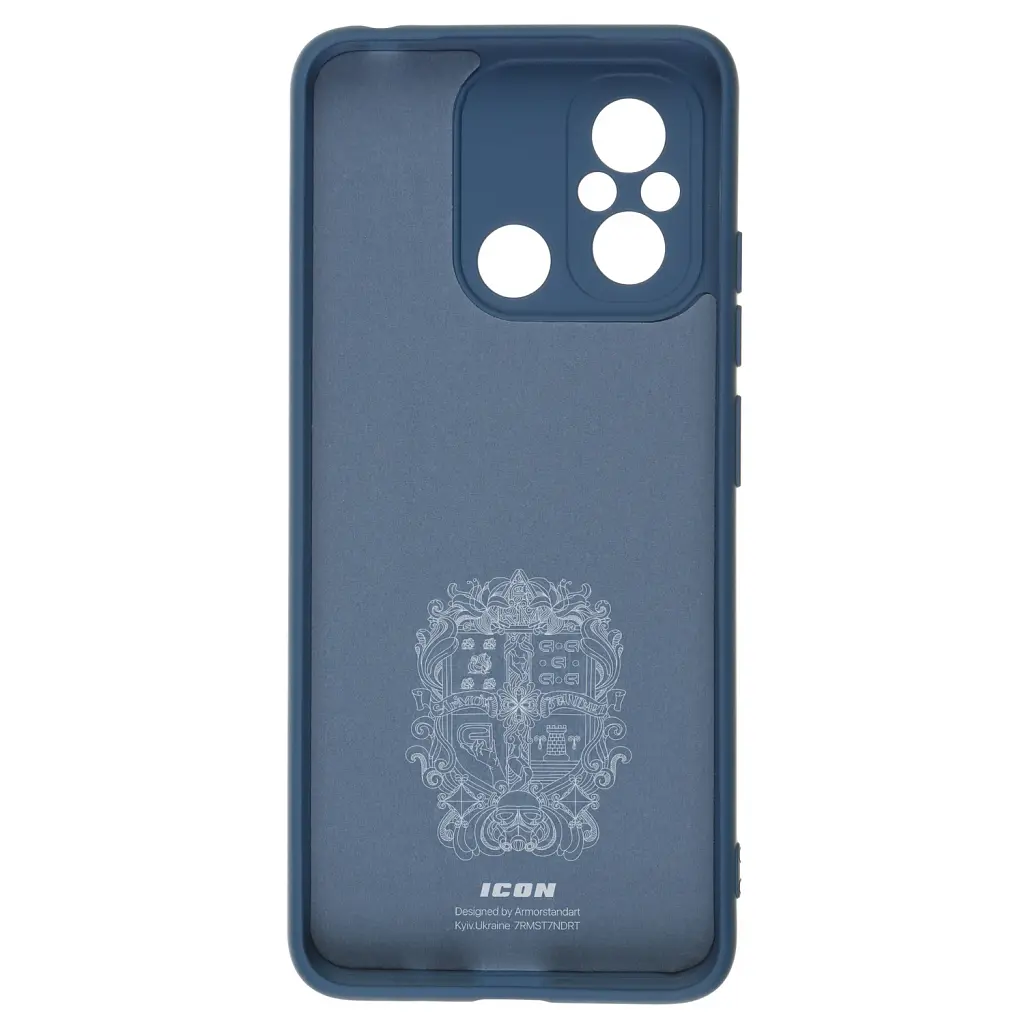 Чохол ArmorStandart ICON для Xiaomi Redmi 12С / 11A Camera cover Dark Blue - фото 2