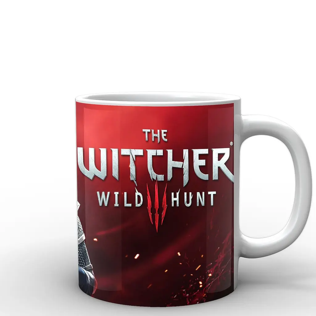 Кухоль GeekLand The Witcher Відьмак постер TW.02.001 330 мл білий - фото 3